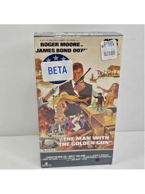 SEALED James Bond BETAMAX The Man With The Golden Gun CBS Fox Video Beta